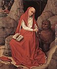 Lion Canvas Paintings - St Jerome and the Lion
